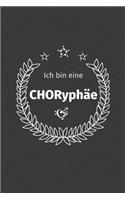 Ich bin eine Choryphäe: Liniertes DinA 5 Notizbuch für Musikerinnen und Musiker Musik Notizheft