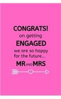 Congrats! On Getting Engaged We Are So Happy For The Future Mr And Mrs
