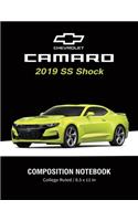 Chevrolet Camaro 2019 SS shock Composition Notebook College Ruled / 8.5 x 11 in