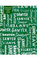 Sawyer Composition Notebook Wide Ruled