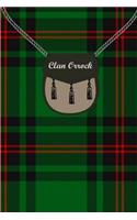 Clan Orrock Tartan Journal/Notebook
