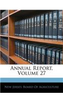 Annual Report, Volume 27