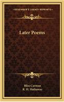 Later Poems
