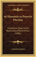 de Hannonis in Poenvlo Plavtina