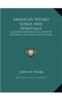 American Negro Songs And Spirituals