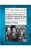 digest of the laws of England respecting real property. Volume 4 of 7