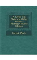 A Little Tin Plate and Other Verses