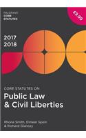 Core Statutes on Public Law & Civil Liberties 2017-18