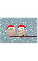 Whistling Owls Small Boxed Holiday Cards