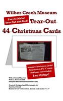 Wilber Czech Museum tear out 44 christmas cards