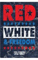 White Red Freedom the USA