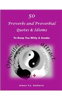 50 Proverbs and Proverbial Quotes & Idioms