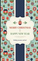 Merry Christmas & Happy New Year: Christmas Memory Book - Cute Holiday Journal to Keep Stories and Pictures