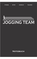 Jogging Team Notizbuch