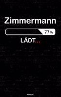 Zimmermann Lädt... Notizbuch