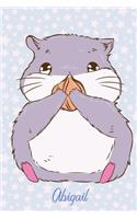 Abigail: Hamster Cheeks Notebook Journal Gift For Girls Kids Women