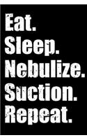 Eat Sleep Nebulize Suction Repeat