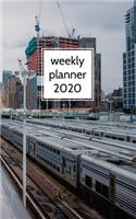 Weekly Planner 2020: organizer for train and railway enthusiasts. 5" x 8". 120 pages.(6 Trains & Rail Planners)