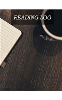 Reading Log: Gifts for Book Lovers / Reading Journal [7.44 " x 9.69"] 100 Spacious Record Pages (Reading Logs & Journals)