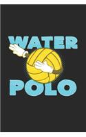 Water polo: 6x9 Water Polo - blank with numbers paper - notebook - notes