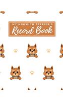 My Norwich Terrier's Record Book
