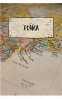 Tonga: Ruled Travel Diary Notebook or Journey Journal - Lined Trip Pocketbook for Men and Women with Lines