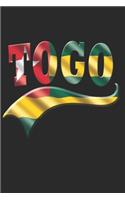 Togo Notebook: Togo Notebook - college book - diary - journal - booklet - memo - composition book - 120 sheets - Dot Grid paper 6x9 inch