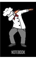 Chef Cook Dabbing - Notebook - Notizbuch - 100 Seiten - 100 Pages - Journal