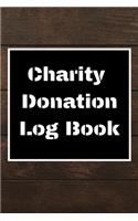 Charity Donation Log Book