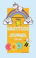 Gratitude Journal for Kids with Weekly Gratitude Acts and Quotes