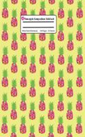 Pineapple Composition Notebook: Yellow Wide Ruled, Student Teachers School Kids, 100 Pages, 7.44x9.69, Writing Journal