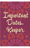 Important Dates Keeper