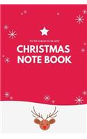 Christmas Note Book