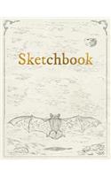 Sketchbook: Personalized Artist Sketchbook, Notebook: Blank Paper for Drawing, Creative Doodling or Sketching