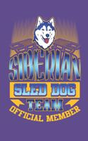Siberian Sled Dog Team Official Member: 120 Page Dot Grid Bullet Journal Notebook