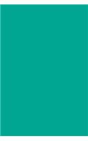 Persian Green 101 - Lined Notebook: Medium Ruled, Soft Cover, 6 x 9 Journal, 101 Pages