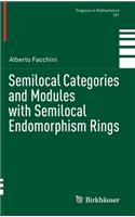 Semilocal Categories and Modules with Semilocal Endomorphism Rings