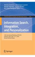 Information Search, Integration, and Personalization