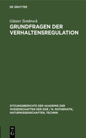 Grundfragen Der Verhaltensregulation