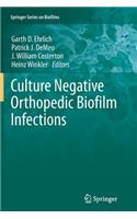Culture Negative Orthopedic Biofilm Infections