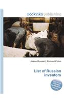 List of Russian Inventors