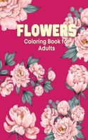 Flowers Coloring Book for Adults
