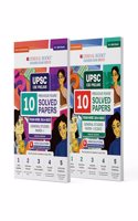 Oswaal UPSC CSE Prelims 10 Previous Years Solved Papers | General Studies | Paper 1 & 2 | Year-wise 2014-2023 | Set of 2 Books | For 2024 Exam
