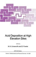 Acid Deposition at High Elevation Sites