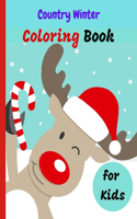 Country Winter Coloring Book