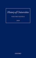 History of Universities Volume XXXIII/2