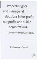 Property Rights and Managerial Decisions in For-Profit, Nonprofit, and Public Organizations
