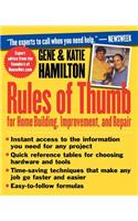 Rules of Thumb for Home Building, Improvement, and Repair