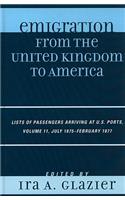 Emigration from the United Kingdom to America