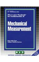 Mechanical Measurement: Passbooks Study Guide